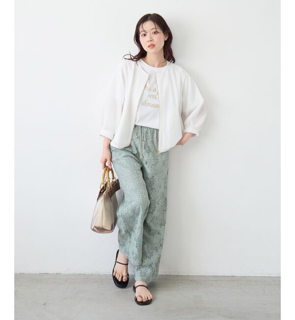  「カラミタンブラータックスリーブブルゾン」|ブルゾン・スタジャン|