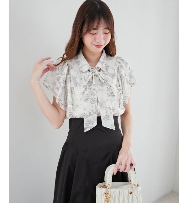  「2wayフリルスリーブブラウス」|シャツ・ブラウス|