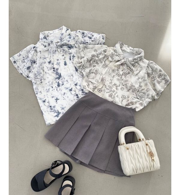  「2wayフリルスリーブブラウス」|シャツ・ブラウス|