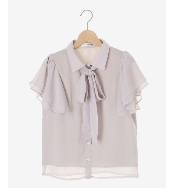  「2wayフリルスリーブブラウス」|シャツ・ブラウス|