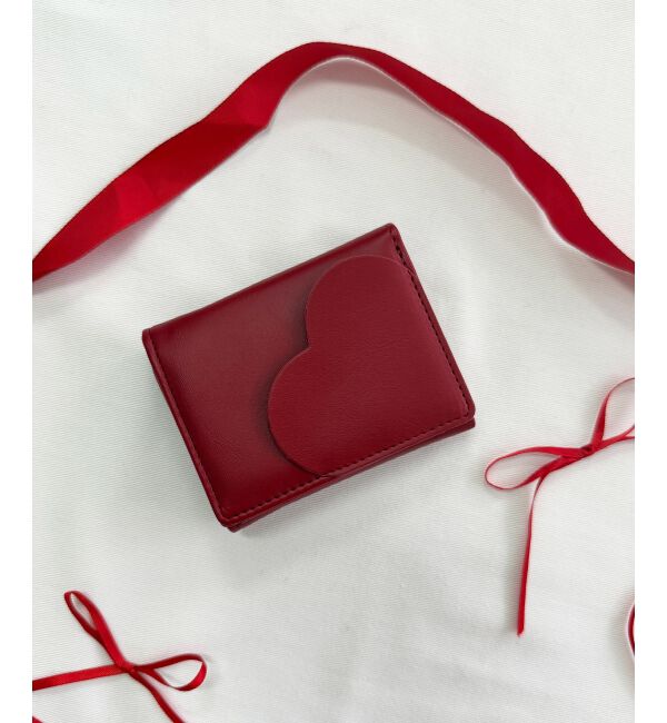  「ハートモチーフミニウォレット」|財布|