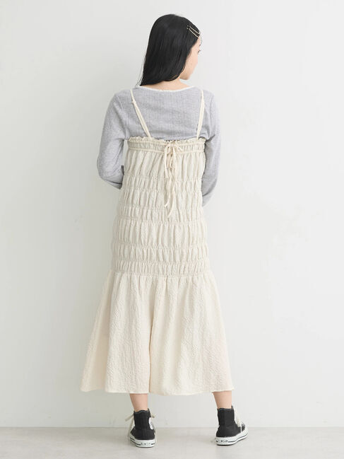 earth music&ecology「2wayシャーリングキャミワンピース」|ワンピース|