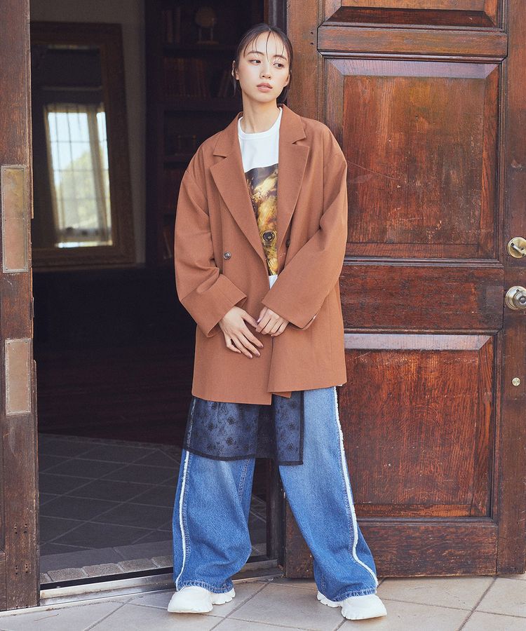 earth music&ecology「BIGジャケット」|テーラードジャケット|