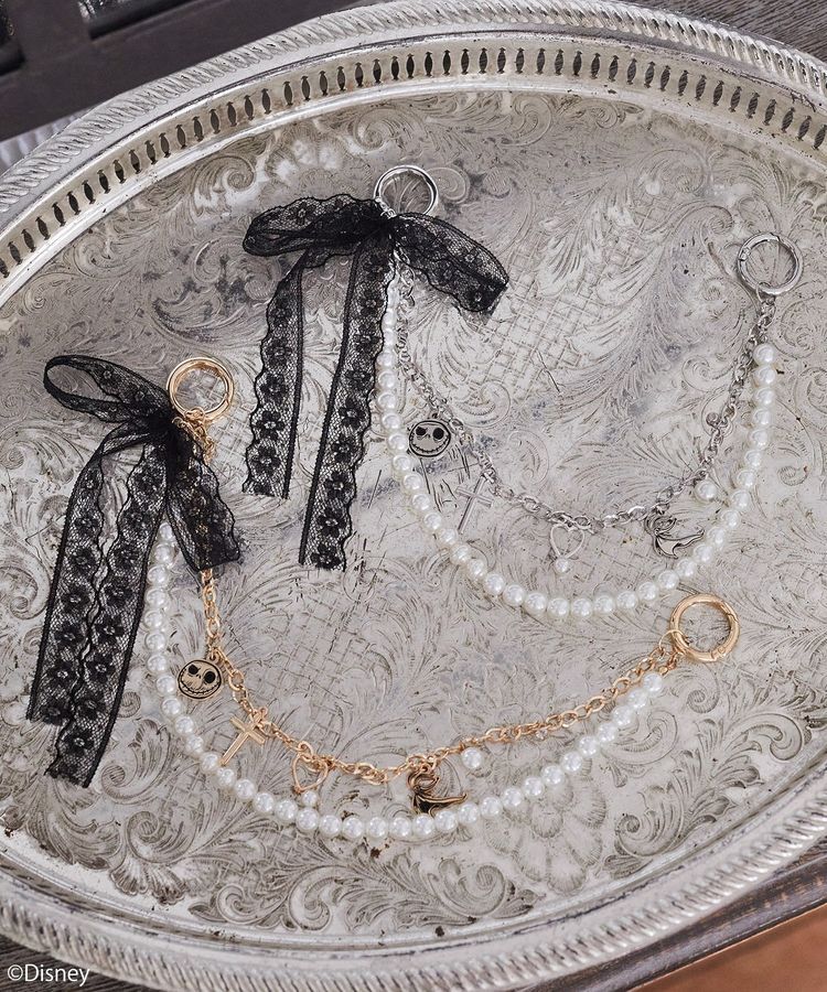 earth music&ecology「ナイトメア/レースリボン付きチャーム」|その他|