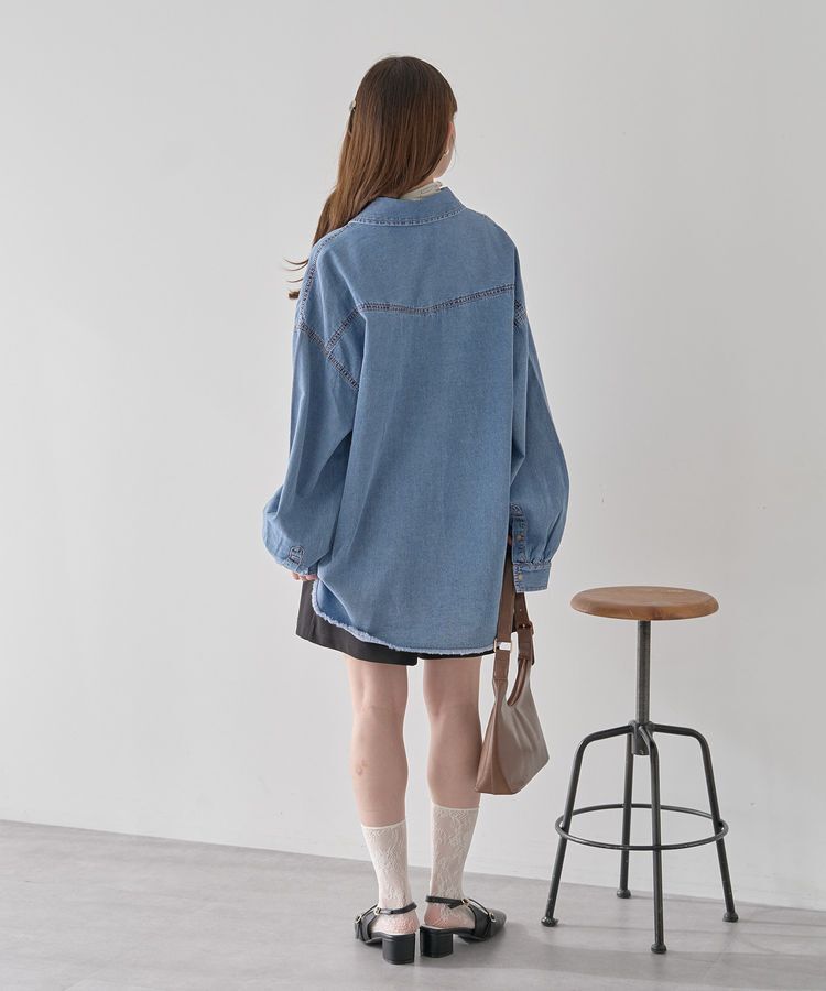 earth music&ecology「ウエスタンデニムシャツ」|シャツ・ブラウス|