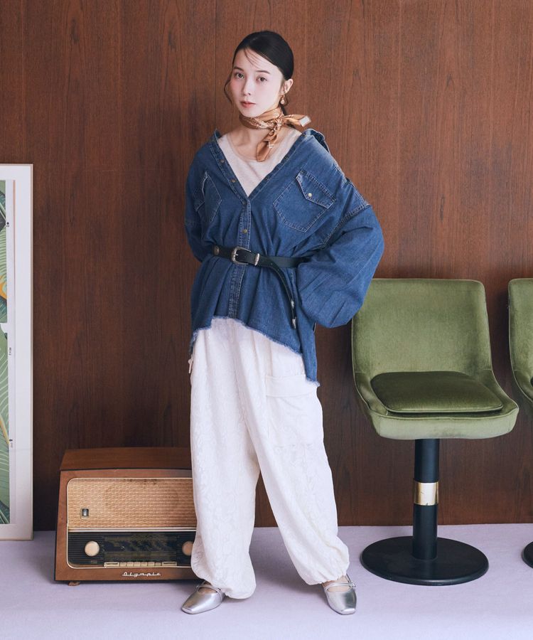 earth music&ecology「ウエスタンデニムシャツ」|シャツ・ブラウス|