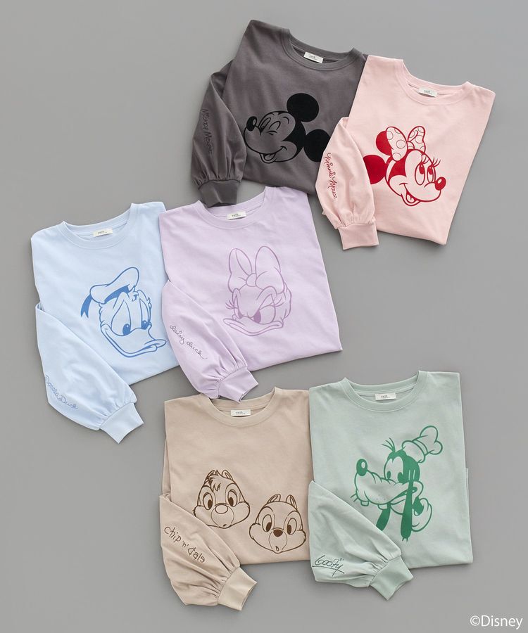 earth music&ecology「Disney/アソートプリントロンTEE」|Tシャツ・カットソー|