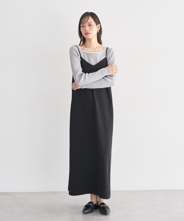 earth music&ecology「SET2点チュール＆キャミワンピース」|ワンピース|