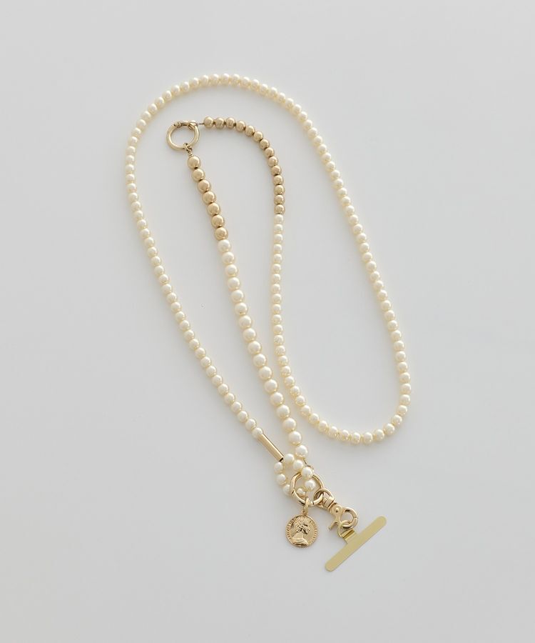 earth music&ecology「マルチパールストラップ」|その他|Gold