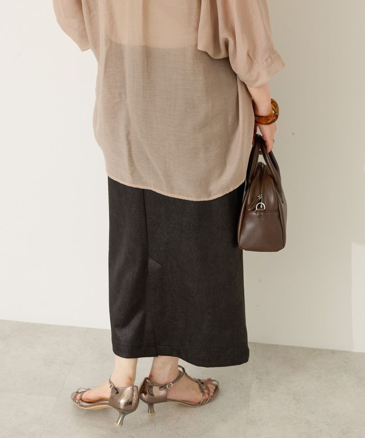 AMERICAN HOLIC「フェイクレザーダンボールスカート」|スカート|