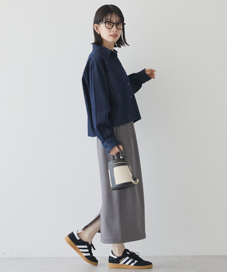 AMERICAN HOLIC「フェイクレザーダンボールスカート」|スカート|