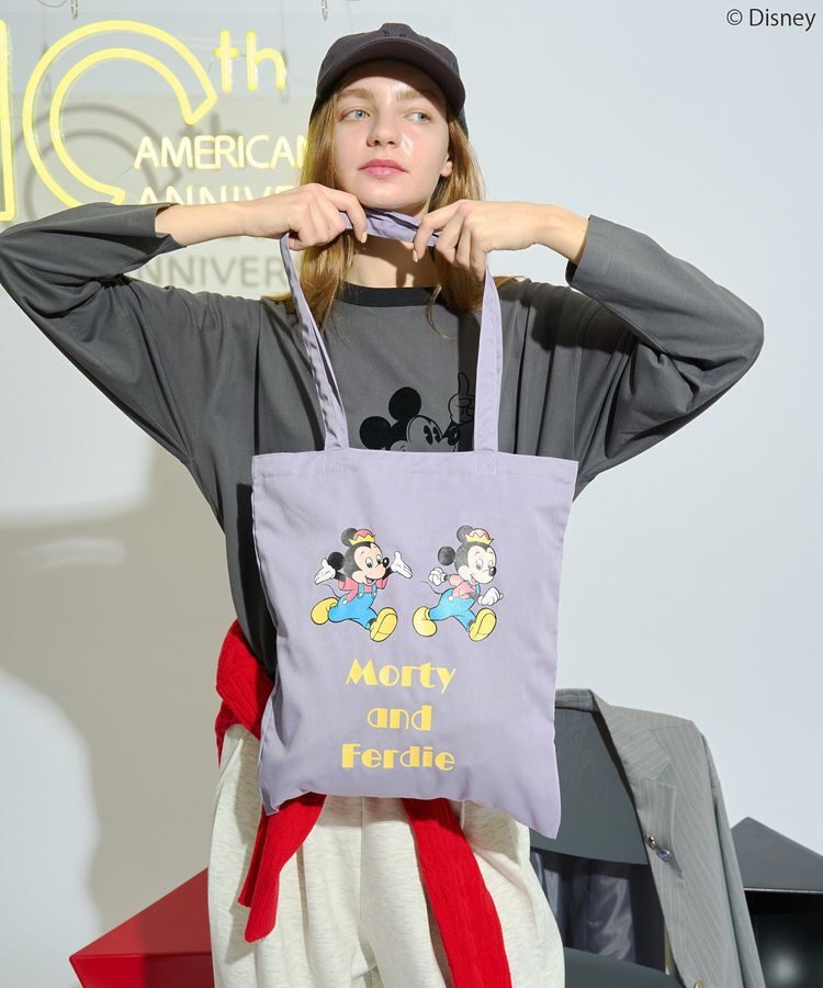 AMERICAN HOLIC「【Mickey&Friends】10ColトートBAG」|トートバッグ|Purple