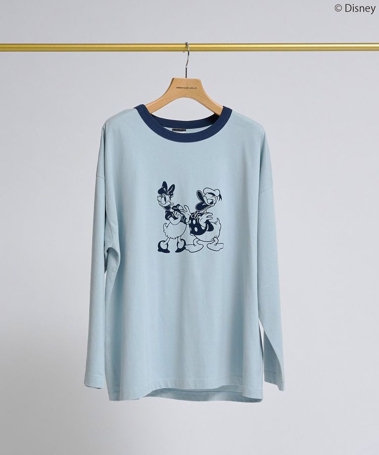 AMERICAN HOLIC「【Mickey&Friends】フロッキーリンガーT」|Tシャツ・カットソー|