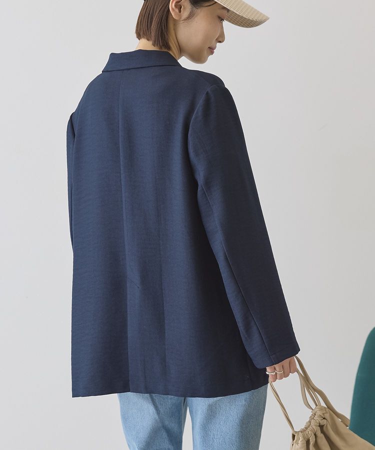 AMERICAN HOLIC「リネンライクオーバーサイズジャケット」|テーラードジャケット|