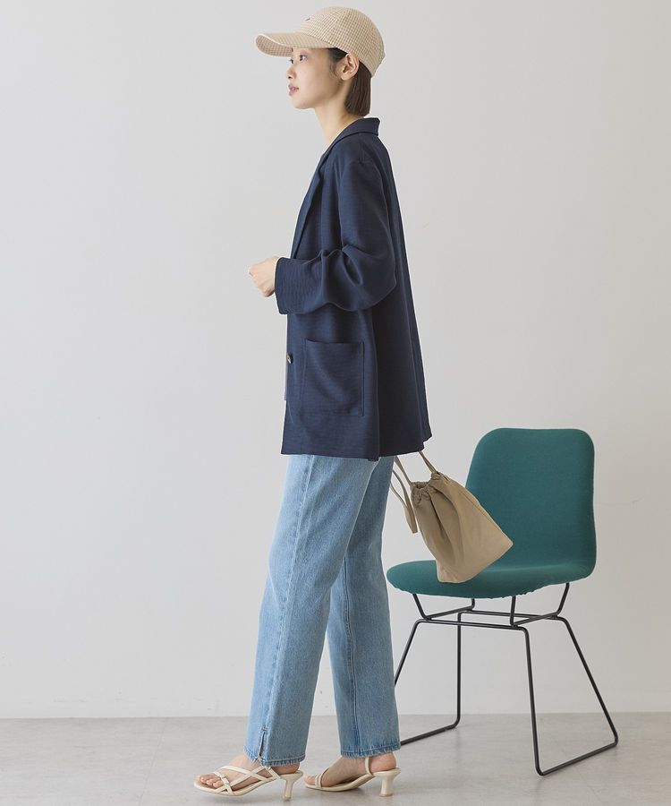 AMERICAN HOLIC「リネンライクオーバーサイズジャケット」|テーラードジャケット|