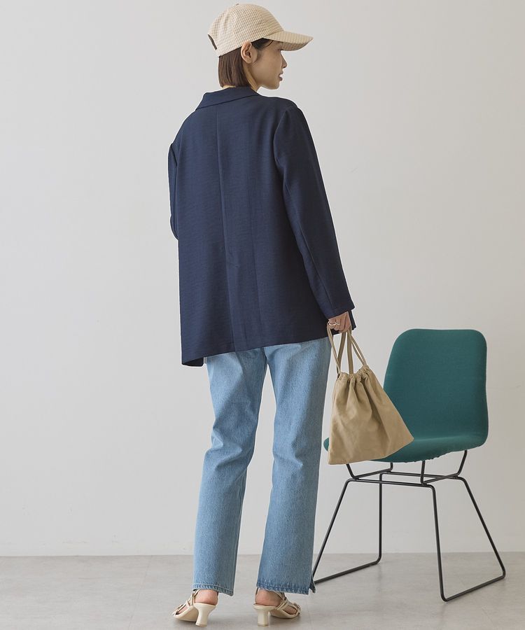 AMERICAN HOLIC「リネンライクオーバーサイズジャケット」|テーラードジャケット|