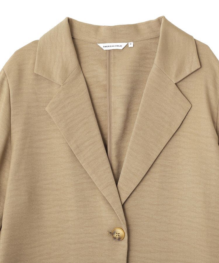 AMERICAN HOLIC「リネンライクオーバーサイズジャケット」|テーラードジャケット|