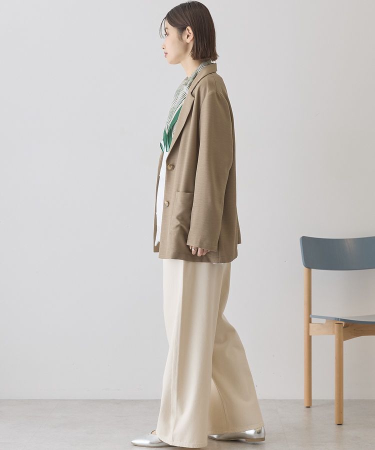 AMERICAN HOLIC「リネンライクオーバーサイズジャケット」|テーラードジャケット|