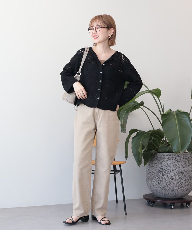 AMERICAN HOLIC「クロシェニットカーディガン」|カーディガン|