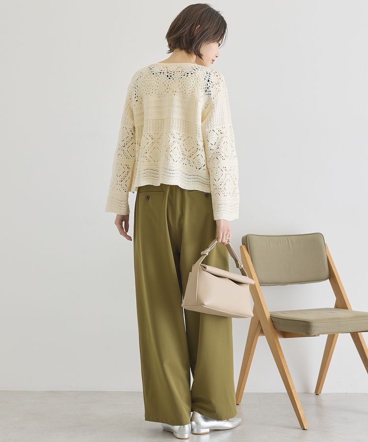 AMERICAN HOLIC「クロシェニットカーディガン」|カーディガン|