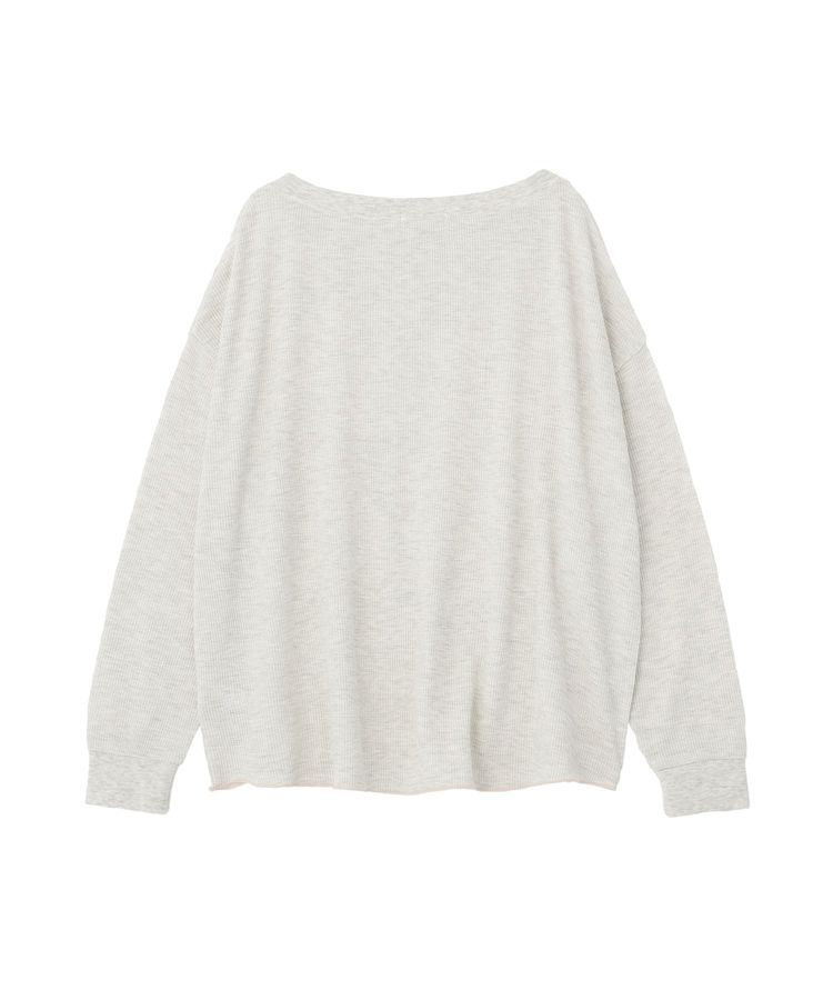 AMERICAN HOLIC「【選べる丈】ヘンリーネックワッフルメロープルオーバー」|Tシャツ・カットソー|