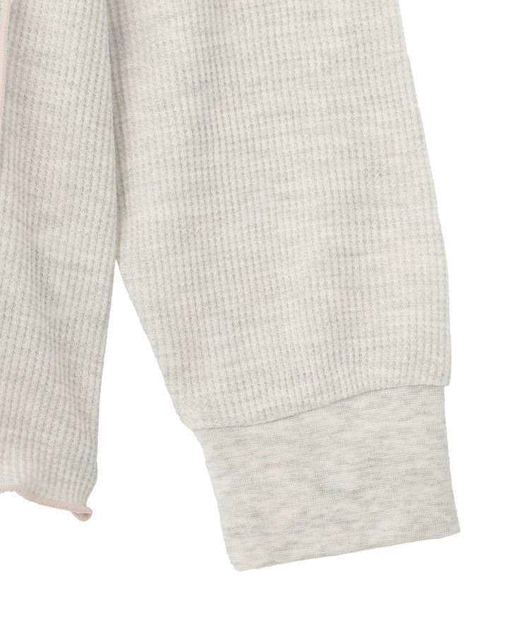 AMERICAN HOLIC「【選べる丈】ヘンリーネックワッフルメロープルオーバー」|Tシャツ・カットソー|