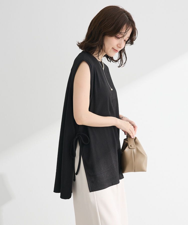 Green Parks「サイドリボンノースリーブチュニック」|チュニック|