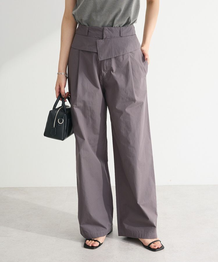 Green Parks「・ELENCARE DUE ダブルウエストパンツ」|その他|Charcoal Gray