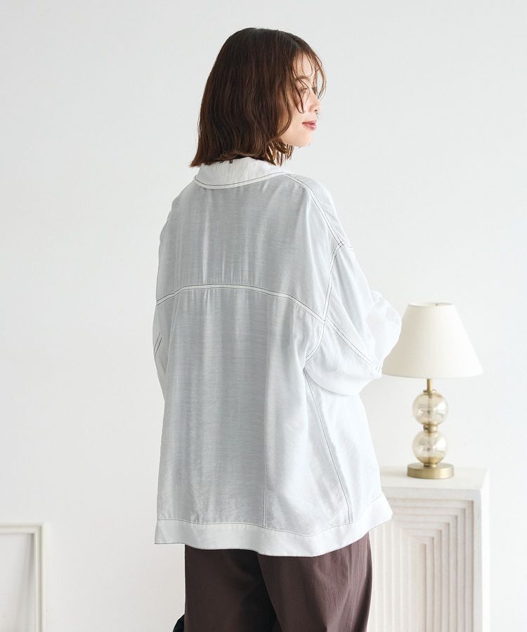 Green Parks「・ELENCARE DUE カラーステッチシアーGジャンⅡ」|テーラードジャケット|