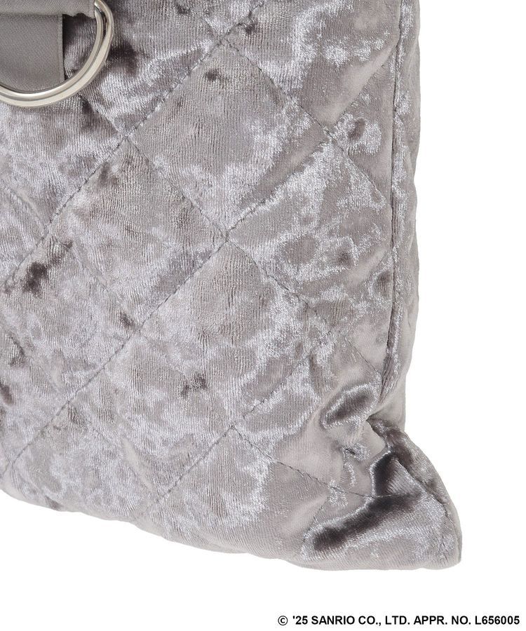 Green Parks「チャーム付きベロアバック」|トートバッグ|