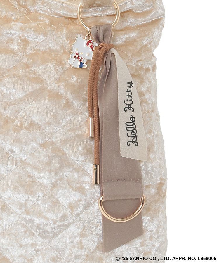 Green Parks「チャーム付きベロアバック」|トートバッグ|