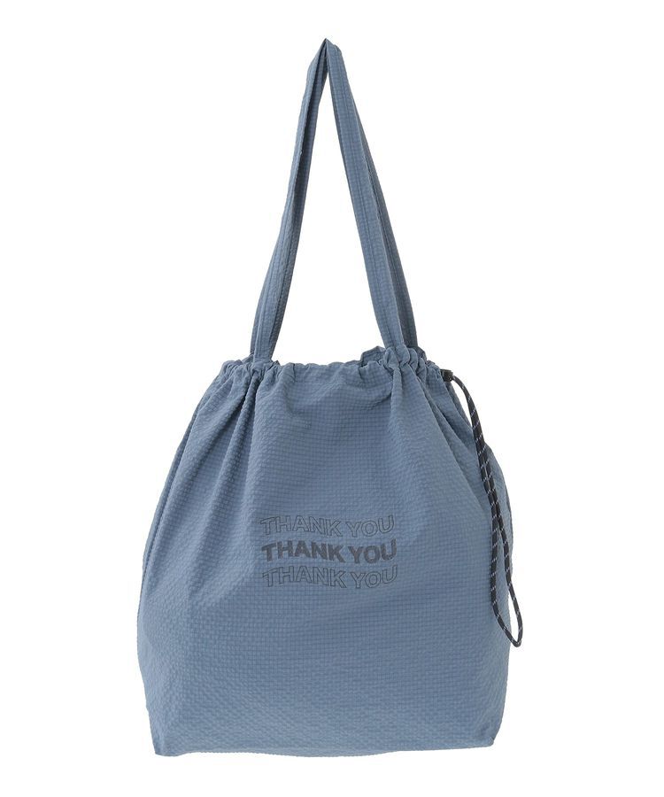 Green Parks「ドロストトートバッグ」|トートバッグ|Blue