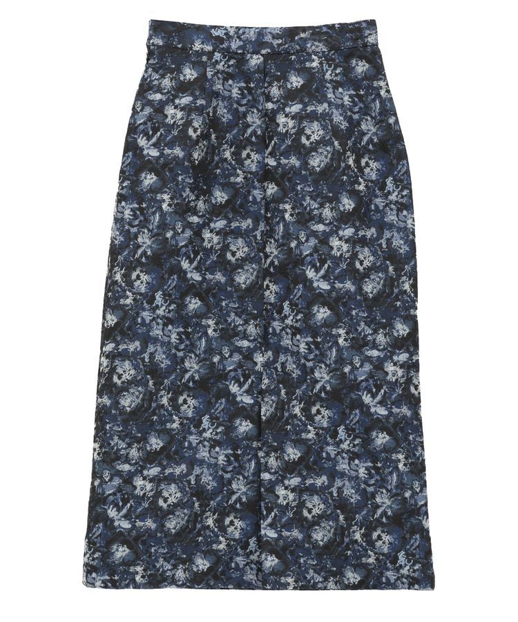 YECCA VECCA「ジャガードナロースカート」|フレア|