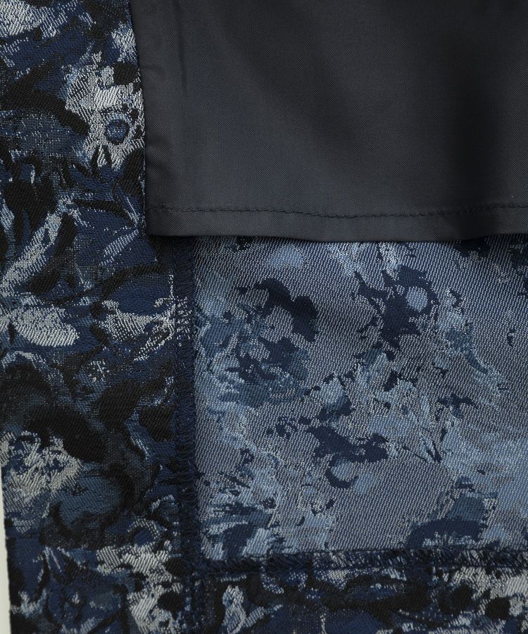 YECCA VECCA「ジャガードナロースカート」|フレア|