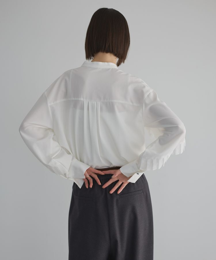 GARAGE OF GOOD CLOTHING「シアプリーツラインブラウス」|シャツ・ブラウス|
