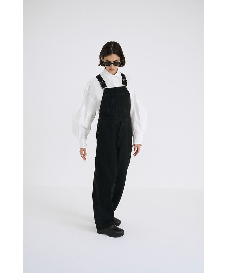 GARAGE OF GOOD CLOTHING「【CLANE】waist adjust overalls」|オールインワン|Black