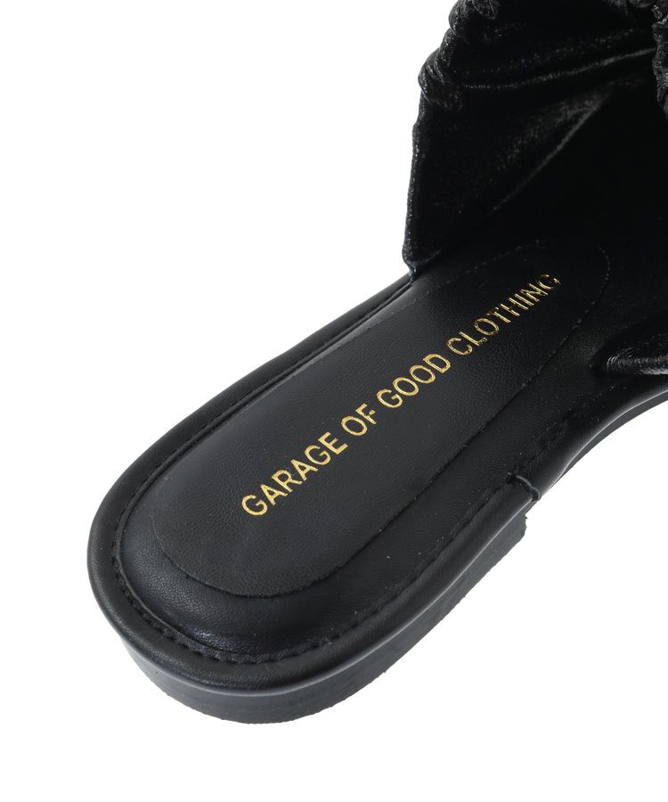 GARAGE OF GOOD CLOTHING「シャーリングフラットサンダル」|サンダル|