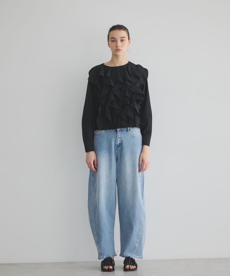 GARAGE OF GOOD CLOTHING「シャーリングフラットサンダル」|サンダル|