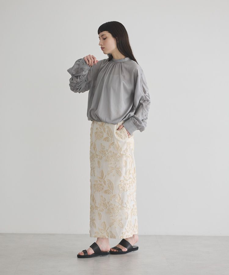 GARAGE OF GOOD CLOTHING「カットジャガード柄タイトスカートA」|タイト|