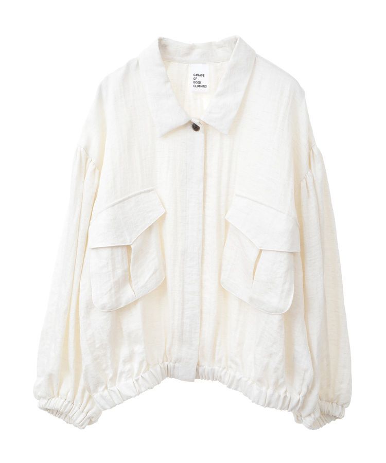 GARAGE OF GOOD CLOTHING「フラップポケット付きギャザーブルゾン」|ブルゾン・スタジャン|