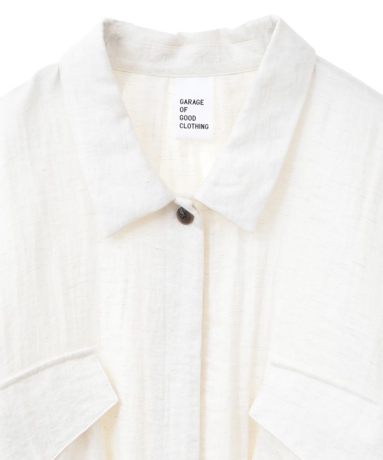 GARAGE OF GOOD CLOTHING「フラップポケット付きギャザーブルゾン」|ブルゾン・スタジャン|
