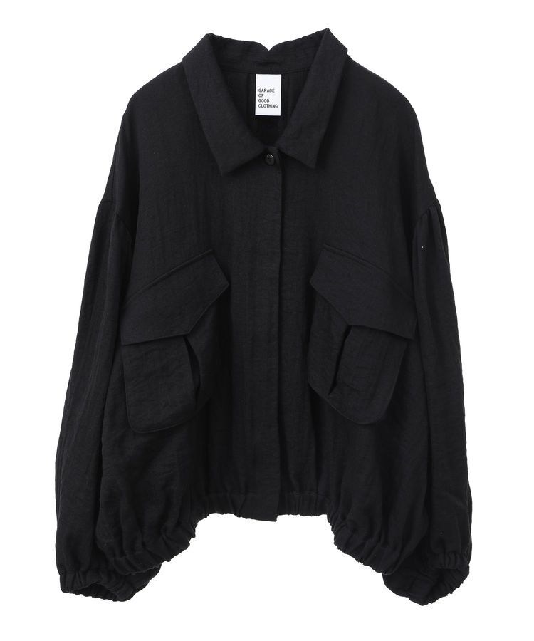 GARAGE OF GOOD CLOTHING「フラップポケット付きギャザーブルゾン」|ブルゾン・スタジャン|