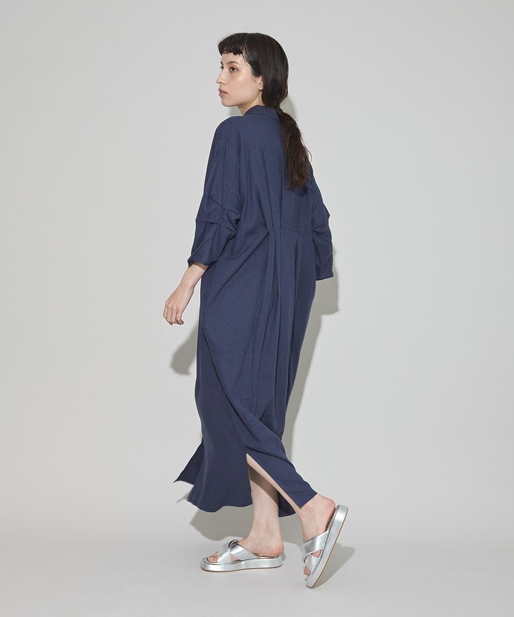 GARAGE OF GOOD CLOTHING「リネンタックロングワンピ-ス」|ワンピース|