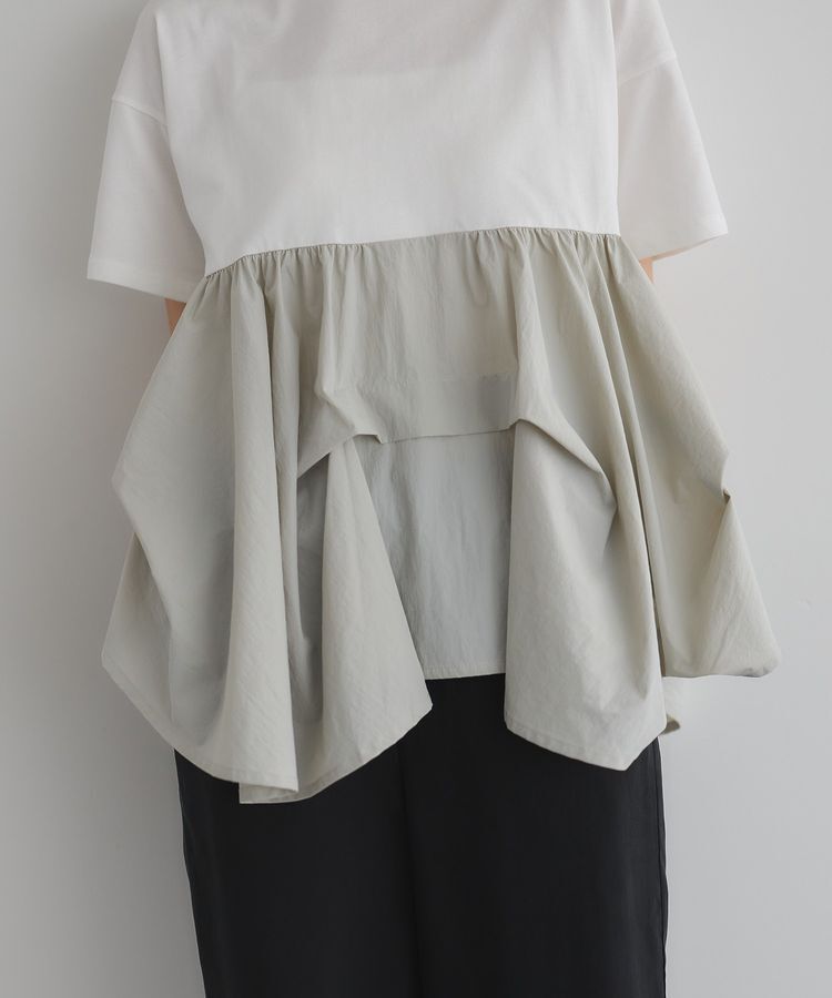 GARAGE OF GOOD CLOTHING「異素材MIXタックプルオーバー２」|Tシャツ・カットソー|