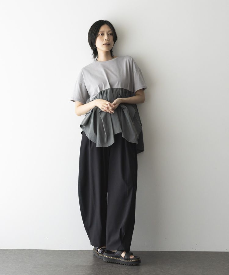 GARAGE OF GOOD CLOTHING「異素材MIXタックプルオーバー２」|Tシャツ・カットソー|