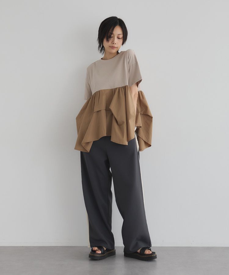 GARAGE OF GOOD CLOTHING「異素材MIXタックプルオーバー２」|Tシャツ・カットソー|