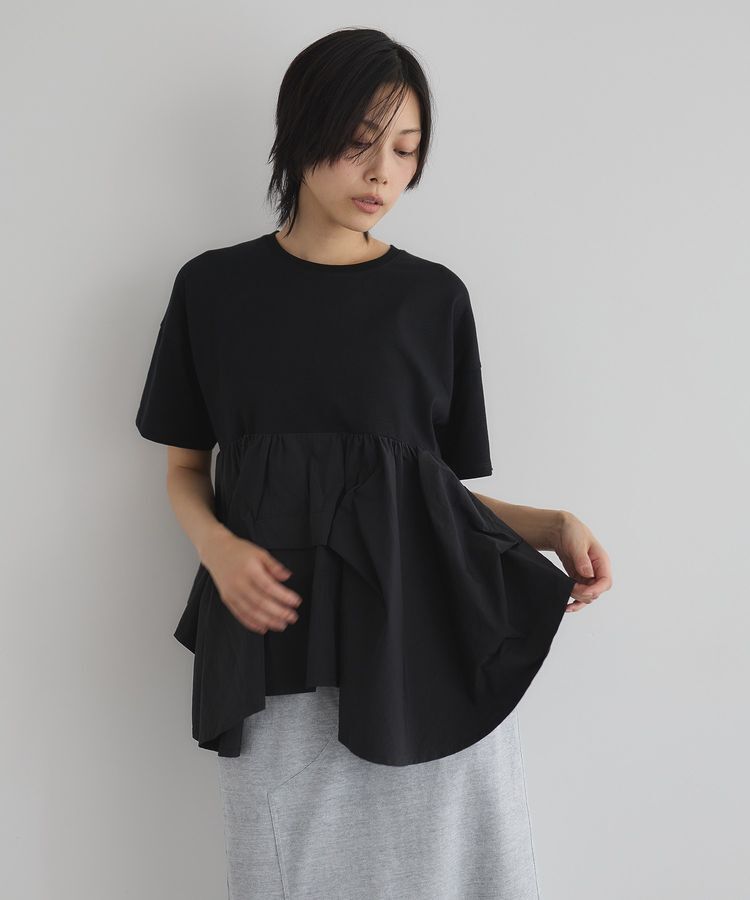 GARAGE OF GOOD CLOTHING「異素材MIXタックプルオーバー２」|Tシャツ・カットソー|