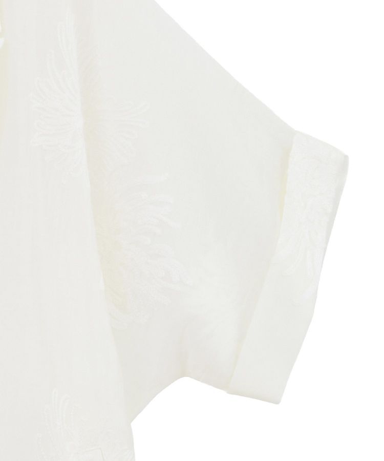 GARAGE OF GOOD CLOTHING「シアー刺繍半袖ジャケット」|テーラードジャケット|