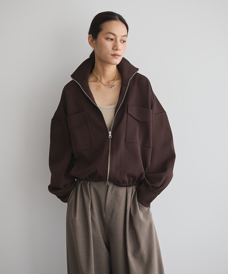 GARAGE OF GOOD CLOTHING「総針ニットWzipブルゾン」|ブルゾン・スタジャン|