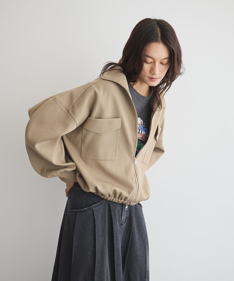 GARAGE OF GOOD CLOTHING「総針ニットWzipブルゾン」|ブルゾン・スタジャン|